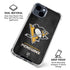 NHL Pittsburgh Penguins Distressed iPhone 15 Clear Case