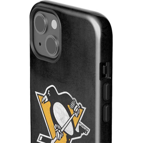 NHL Pittsburgh Penguins Distressed iPhone 15 Impact Case