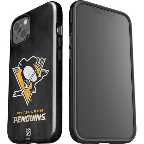 NHL Pittsburgh Penguins Distressed iPhone 15 Impact Case