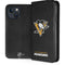 NHL Pittsburgh Penguins Distressed iPhone 15 Plus Folio Case