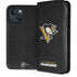 NHL Pittsburgh Penguins Distressed iPhone 15 Plus Folio Case
