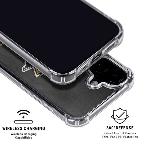 NHL Pittsburgh Penguins Distressed iPhone 16 MagSafe Case