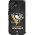 NHL Pittsburgh Penguins Distressed iPhone 16 Plus Impact Case