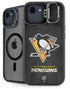 NHL Pittsburgh Penguins Distressed iPhone 16e Kickstand Case