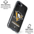 NHL Pittsburgh Penguins Distressed iPhone 16e Clear Case