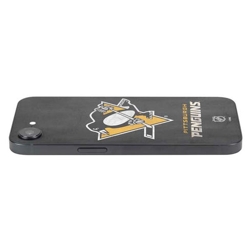 NHL Pittsburgh Penguins Distressed iPhone 16e Skin