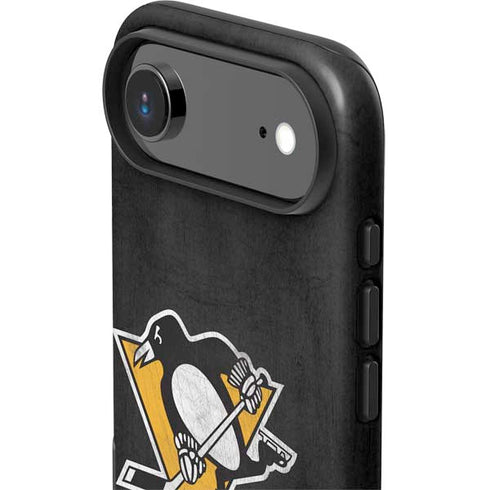 NHL Pittsburgh Penguins Distressed iPhone 17 Air Impact Case
