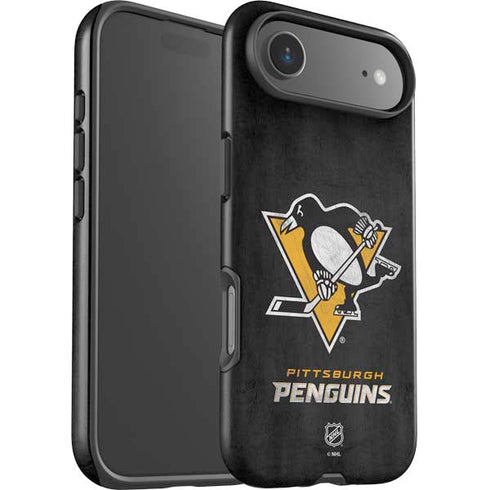 NHL Pittsburgh Penguins Distressed iPhone 17 Air Impact Case