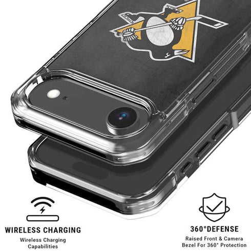 NHL Pittsburgh Penguins Distressed iPhone 17 Air MagSafe Case