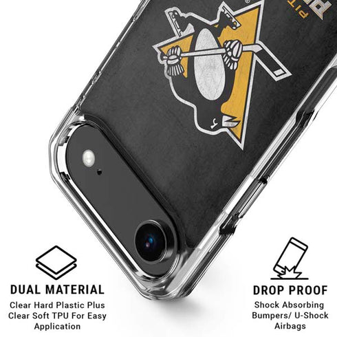 NHL Pittsburgh Penguins Distressed iPhone 17 Air MagSafe Case