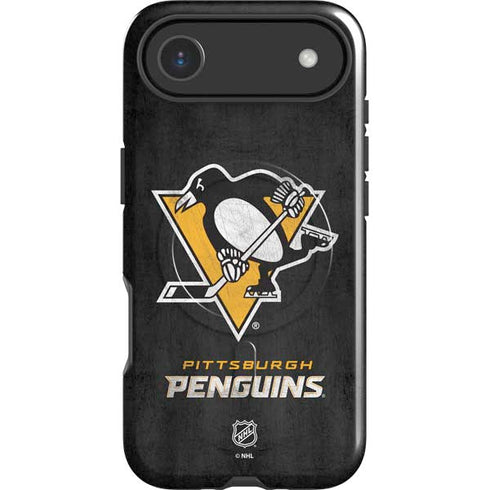 NHL Pittsburgh Penguins Distressed iPhone 17 Air Magsafe Impact Case