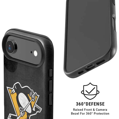 NHL Pittsburgh Penguins Distressed iPhone 17 Air Magsafe Impact Case