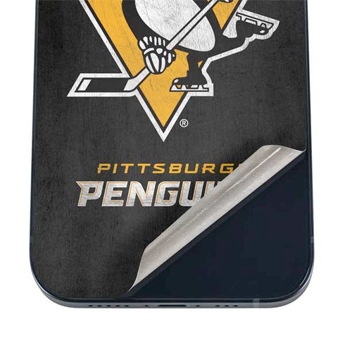 NHL Pittsburgh Penguins Distressed iPhone 17 Air Skin