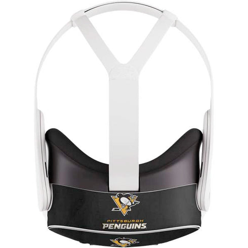 NHL Pittsburgh Penguins Distressed Meta Quest 3S Skin
