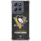 NHL Pittsburgh Penguins Distressed Moto G Play 5G (2025) Clear Case