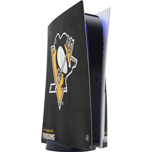 NHL Pittsburgh Penguins Distressed PlayStation PS5 Skins