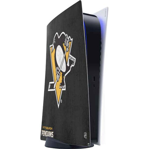NHL Pittsburgh Penguins Distressed PlayStation PS5 Skins