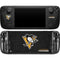 NHL Pittsburgh Penguins Distressed Steam Deck Handheld Gaming Computer Skin