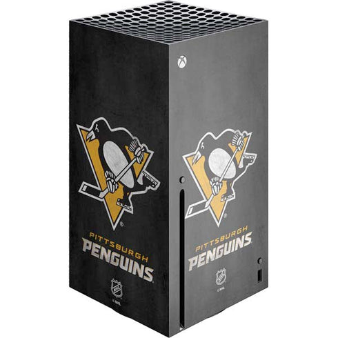 NHL Pittsburgh Penguins Distressed Xbox Series X Skins