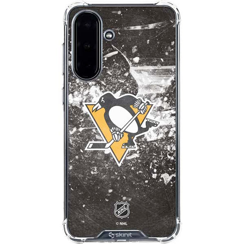 NHL Pittsburgh Penguins Frozen Galaxy A36 5G Clear Case