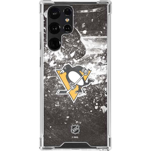NHL Pittsburgh Penguins Frozen Galaxy S23 Ultra Clear Case