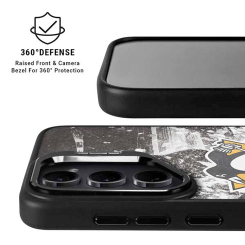 NHL Pittsburgh Penguins Frozen Galaxy S24 FE Kickstand Case