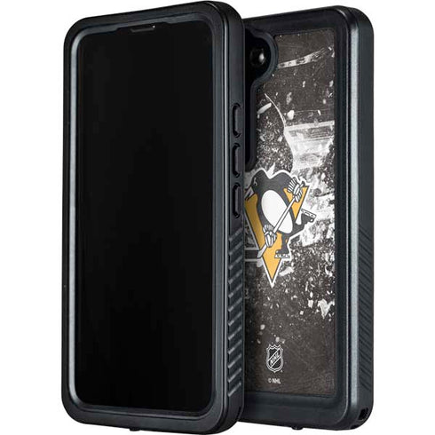NHL Pittsburgh Penguins Frozen Galaxy S24 Plus Waterproof Case