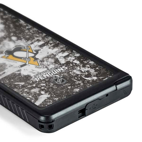 NHL Pittsburgh Penguins Frozen Galaxy S24 Ultra Waterproof Case