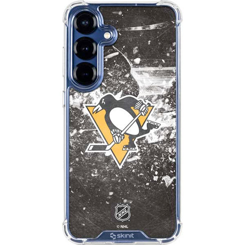 NHL Pittsburgh Penguins Frozen Galaxy S25 Plus Clear Case