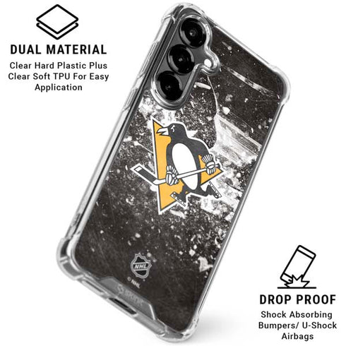 NHL Pittsburgh Penguins Frozen Galaxy S26 Clear Case