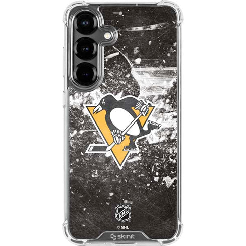 NHL Pittsburgh Penguins Frozen Galaxy S26 Plus Clear Case