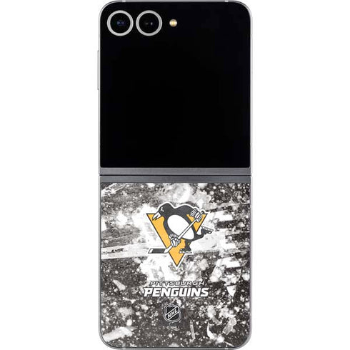 NHL Pittsburgh Penguins Frozen Galaxy Z Flip6 Skin