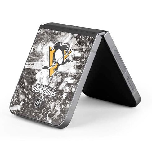 NHL Pittsburgh Penguins Frozen Galaxy Z Flip6 Skin