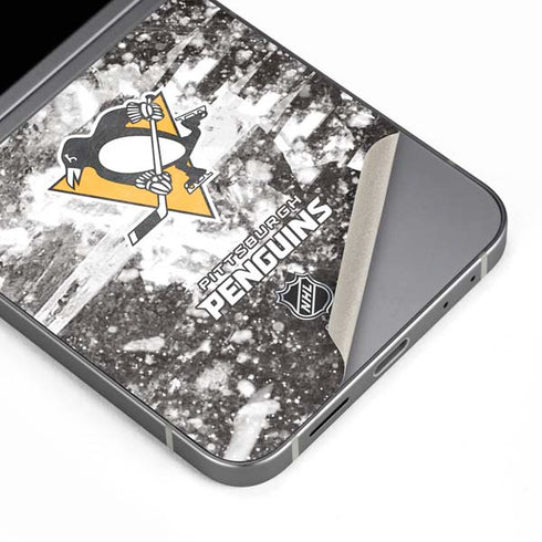 NHL Pittsburgh Penguins Frozen Galaxy Z Flip6 Skin