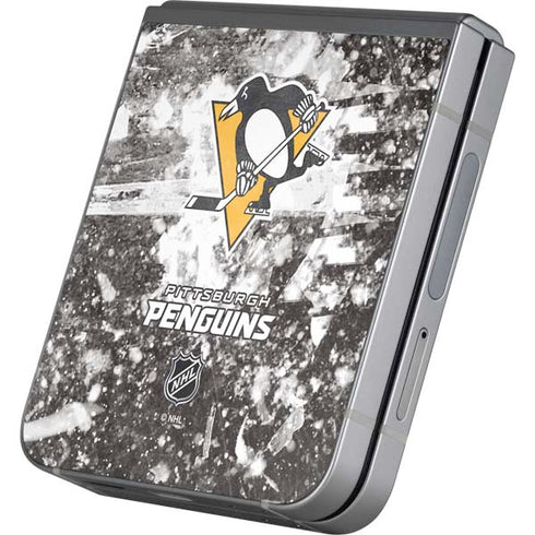 NHL Pittsburgh Penguins Frozen Galaxy Z Flip6 Skin