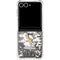 NHL Pittsburgh Penguins Frozen Galaxy Z Flip7 Clear Case