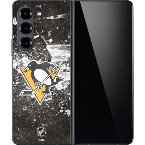 NHL Pittsburgh Penguins Frozen Galaxy Z Fold5 5G Skin