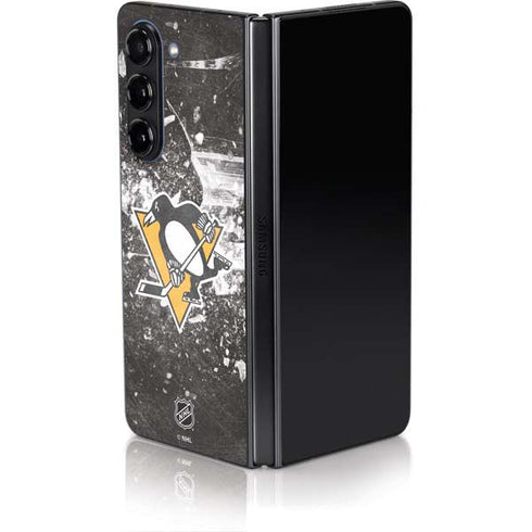 NHL Pittsburgh Penguins Frozen Galaxy Z Fold5 5G Skin