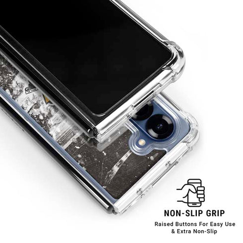 NHL Pittsburgh Penguins Frozen Galaxy Z Fold6 Clear Case