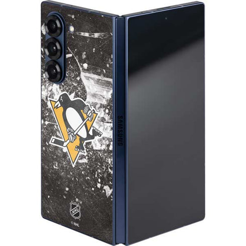 NHL Pittsburgh Penguins Frozen Galaxy Z Fold6 Skin