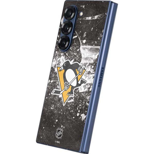 NHL Pittsburgh Penguins Frozen Galaxy Z Fold6 Skin