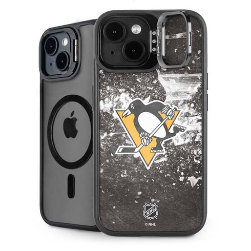 NHL Pittsburgh Penguins Frozen iPhone 14 Plus Kickstand Case