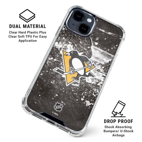 NHL Pittsburgh Penguins Frozen iPhone 15 Clear Case