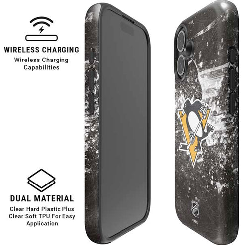 NHL Pittsburgh Penguins Frozen iPhone 16 Magsafe Impact Case