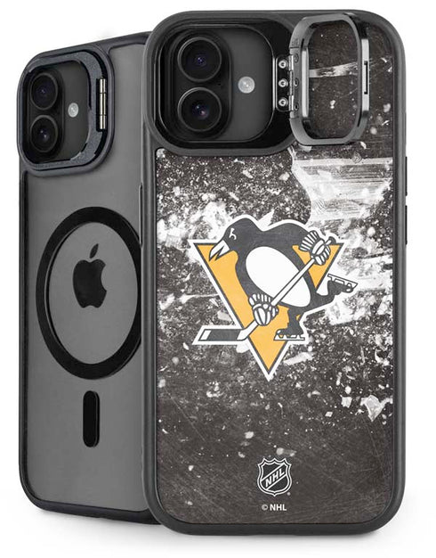 NHL Pittsburgh Penguins Frozen iPhone 16 Plus Kickstand Case