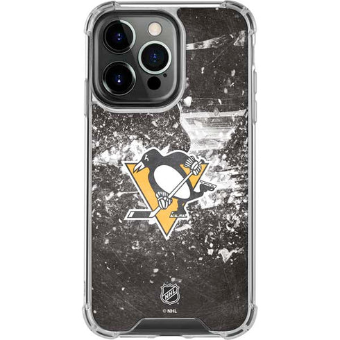 NHL Pittsburgh Penguins Frozen iPhone 16 Pro Clear Case