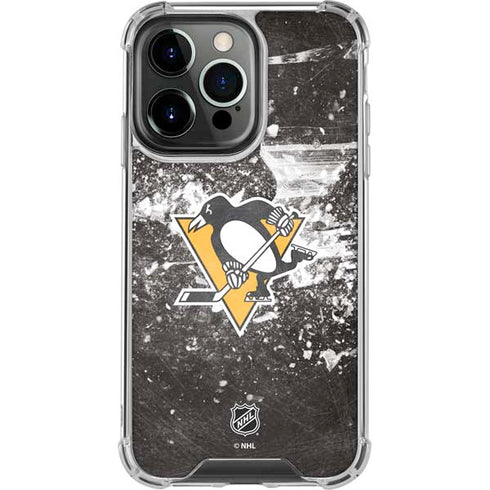 NHL Pittsburgh Penguins Frozen iPhone 16 Pro Max Clear Case