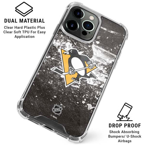 NHL Pittsburgh Penguins Frozen iPhone 16 Pro Max Clear Case