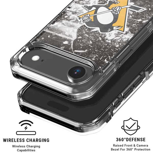 NHL Pittsburgh Penguins Frozen iPhone 17 Air Clear Case