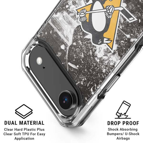 NHL Pittsburgh Penguins Frozen iPhone 17 Air Clear Case